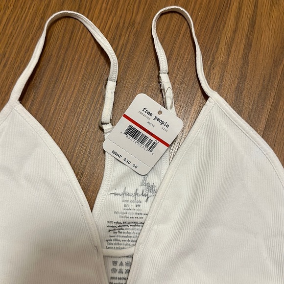 Free People White Intimately bodysuit - Picture 4 of 10